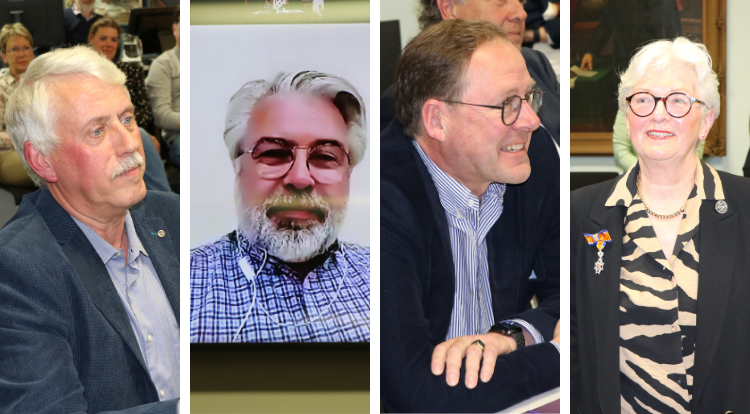 Kees Hoendervangers, Charl Goossens, Pieter de Graeff, Yvonne de Beer