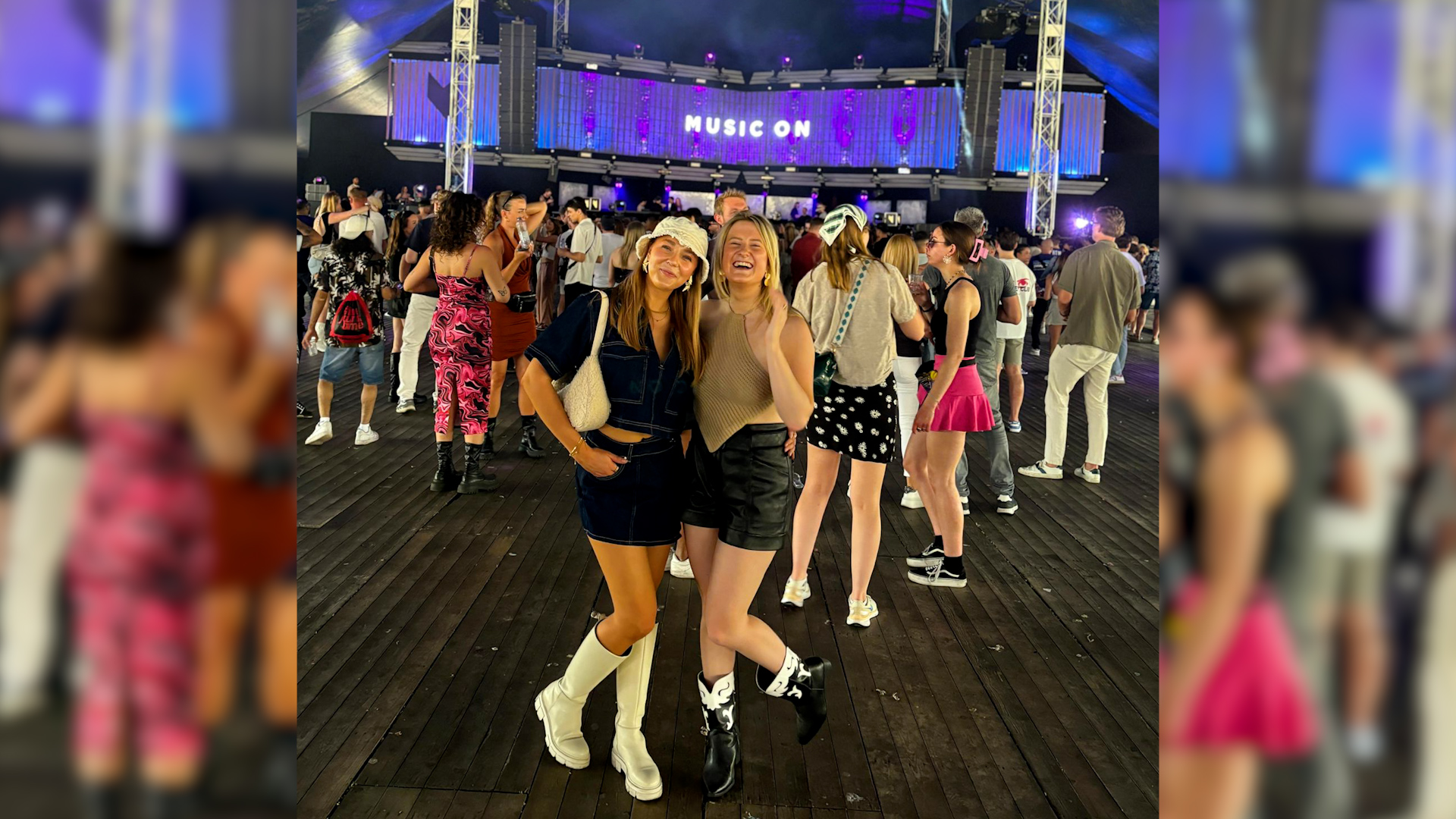 Fleur uit Roosendaal op een festival