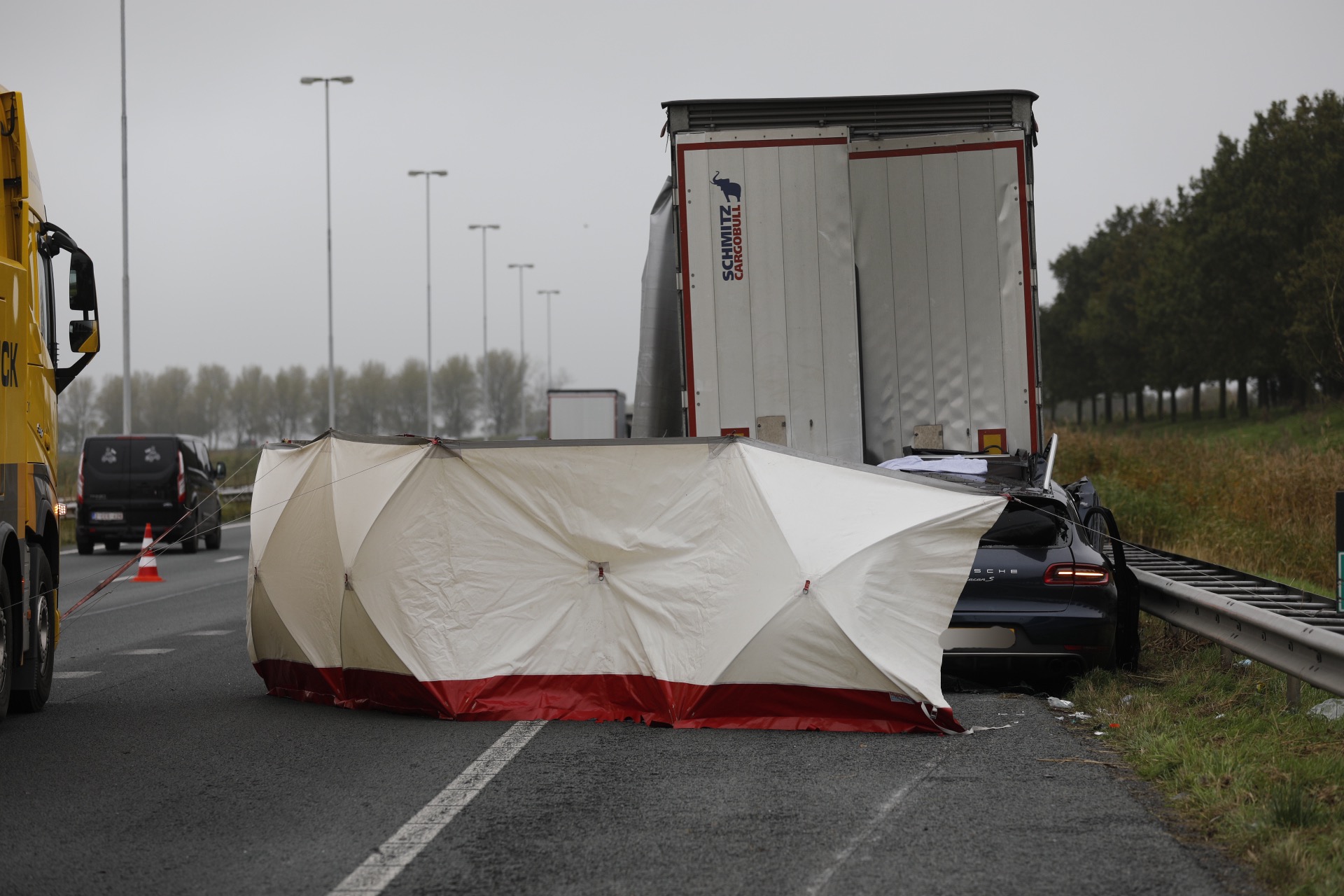 Dodelijk ongeval A4 bij Woensdrecht