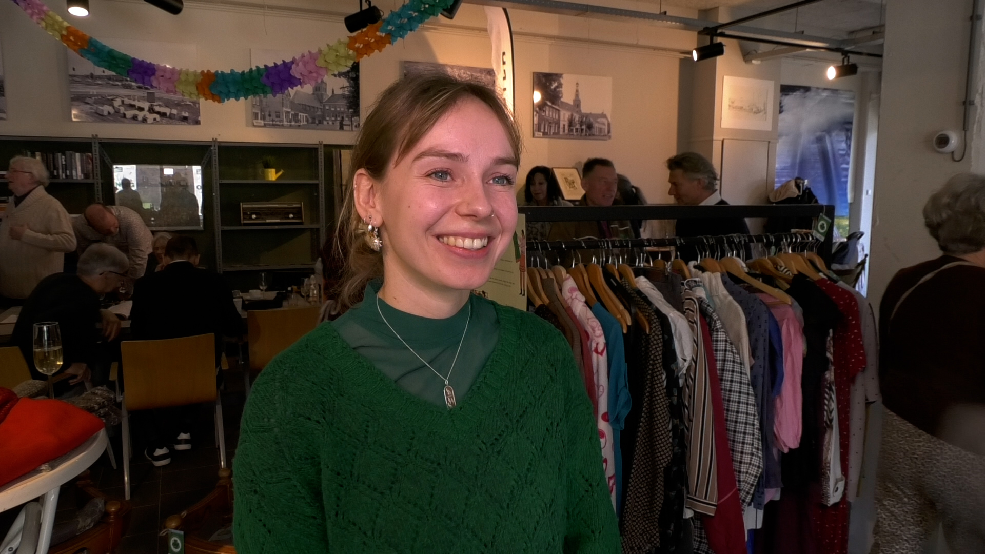 Bente Brouwers organiseert de kledingruil in ’T Groene Hoekske