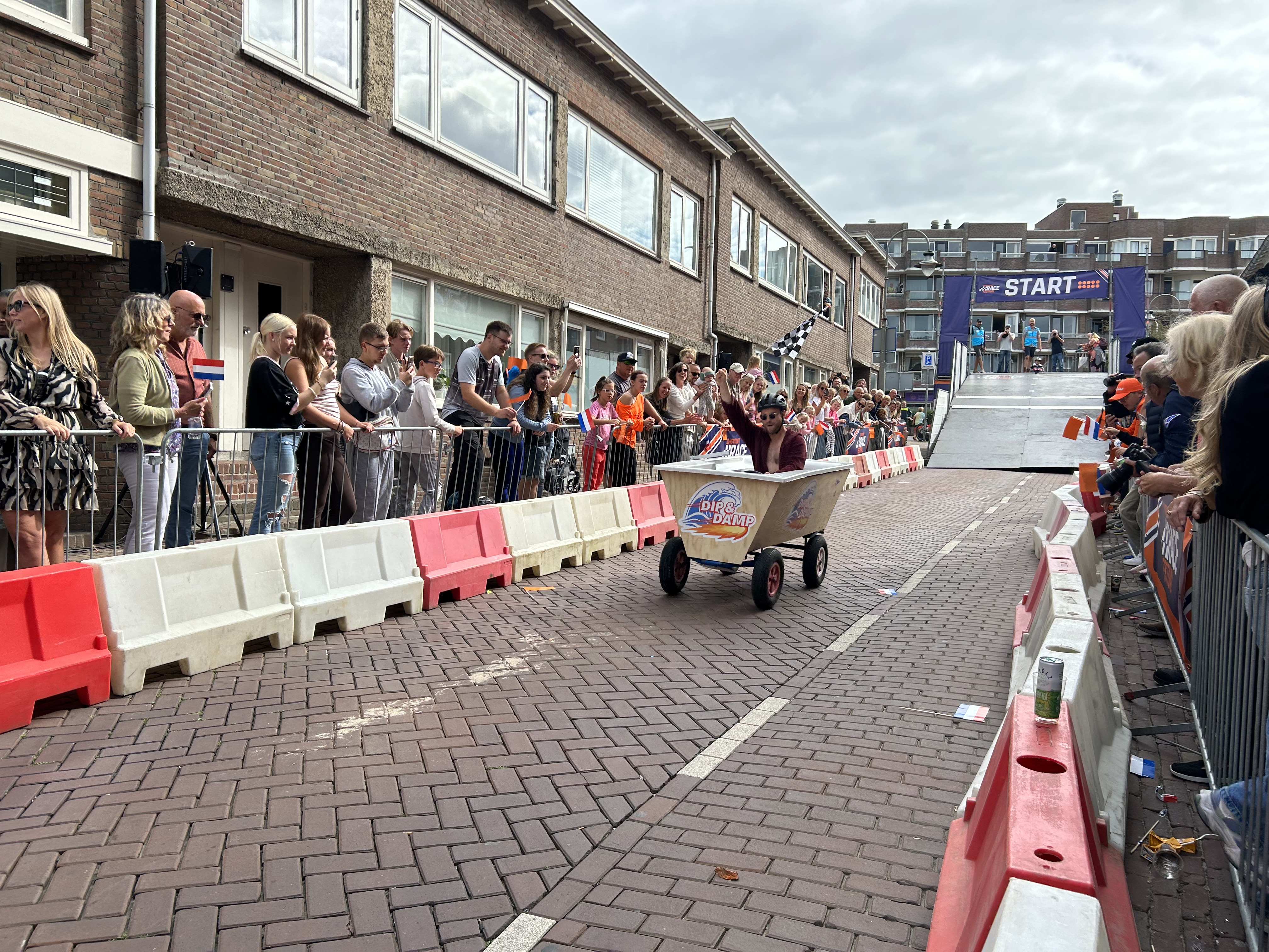 De zeepkistenrace was de start van het Racefestival.