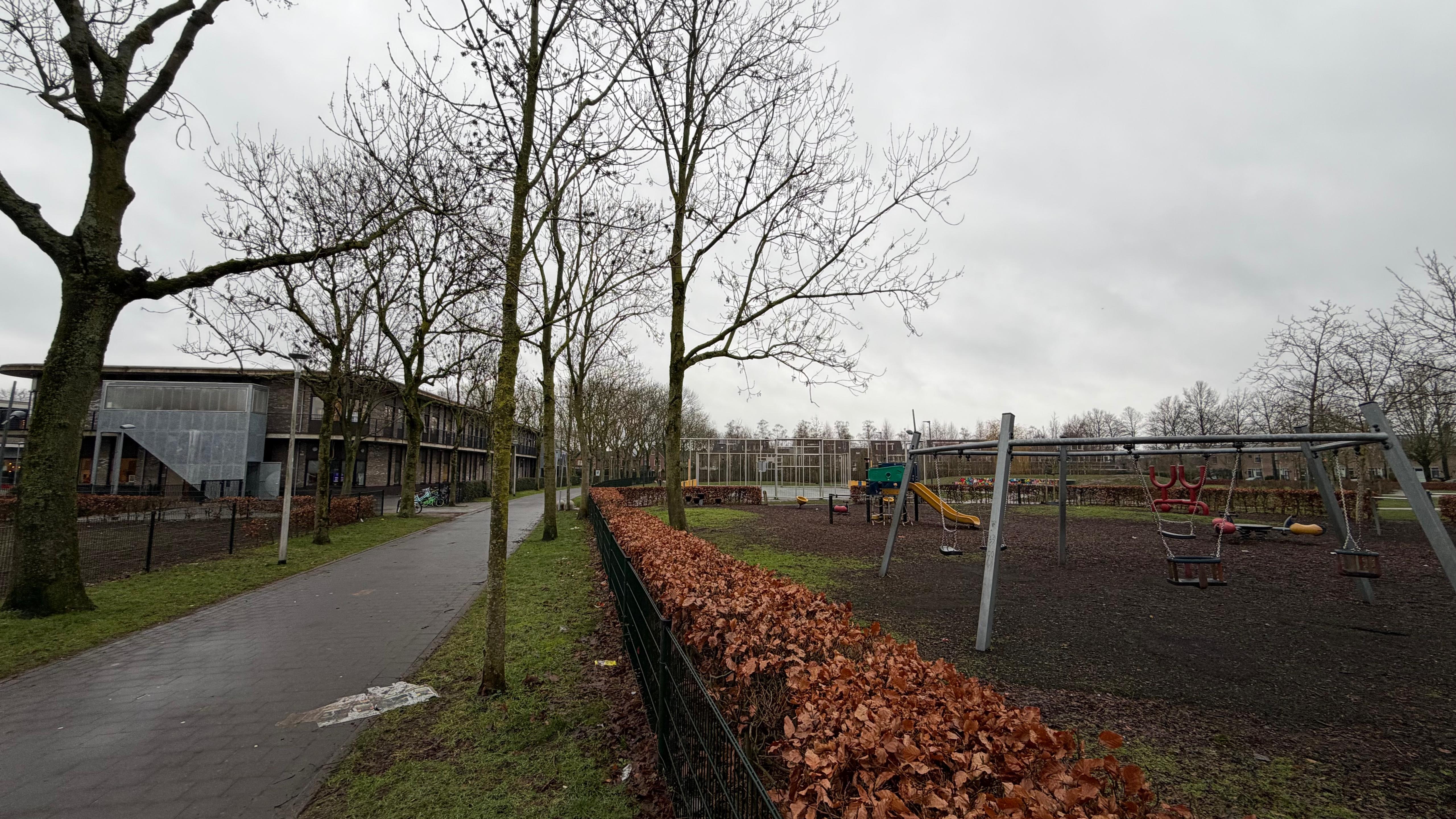 Schoolgebouw De Vleer in het Vogelaarpark in Etten-Leur.