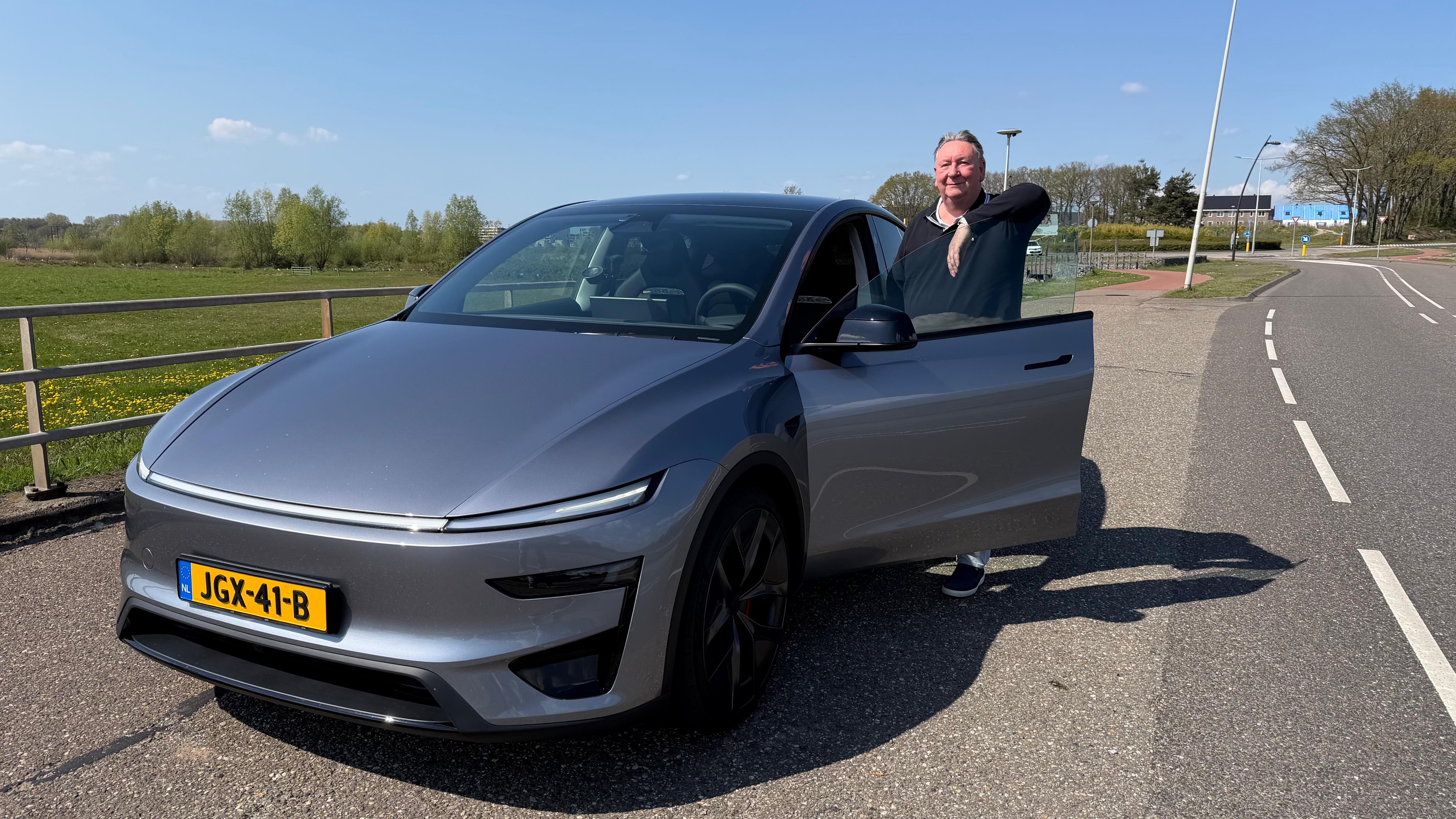 Pieter Wierckx uit Roosendaal is groot Tesla liefhebber.