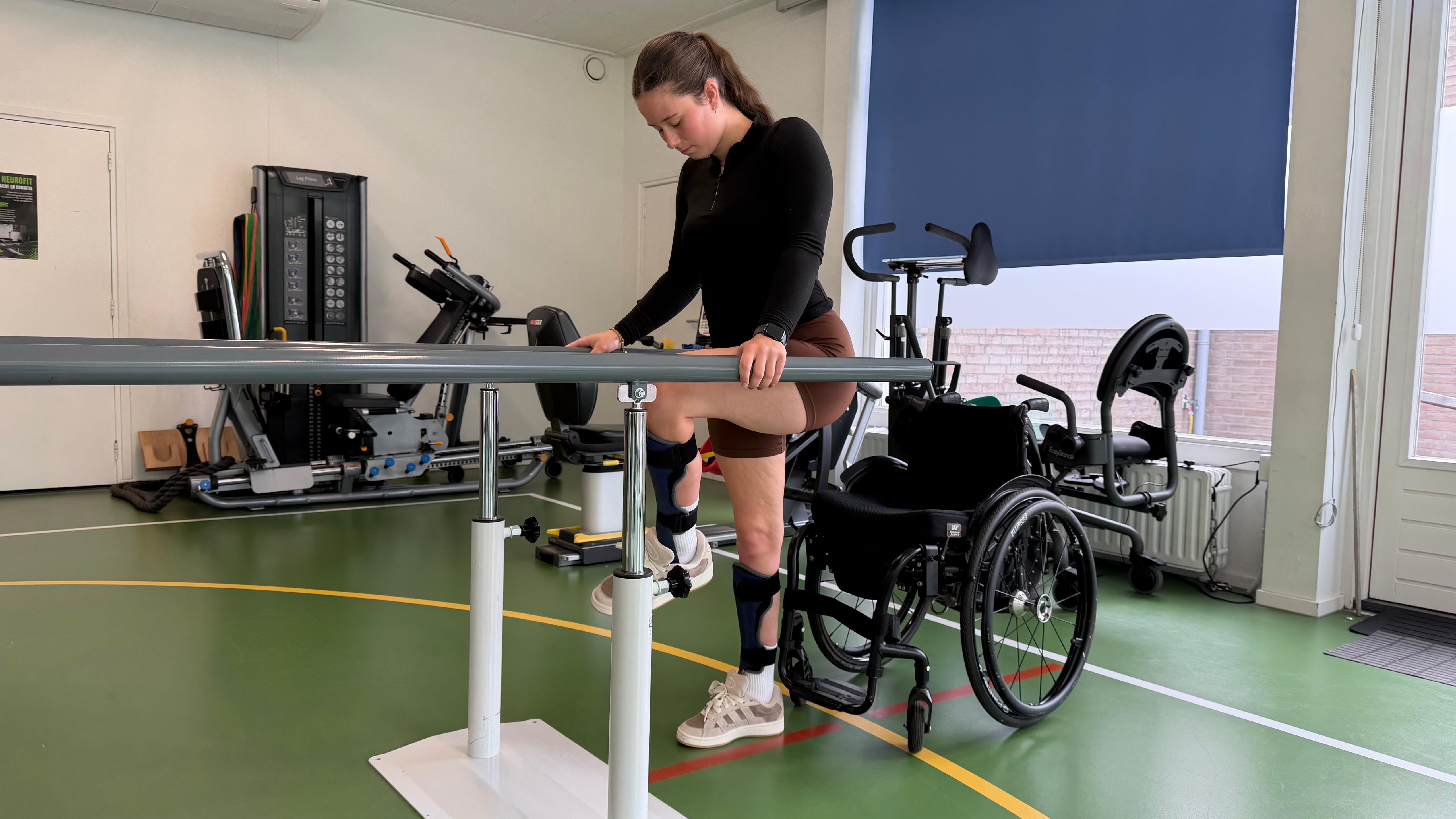 Door het harde trainen, ziet Isa progressie in haar herstel.
