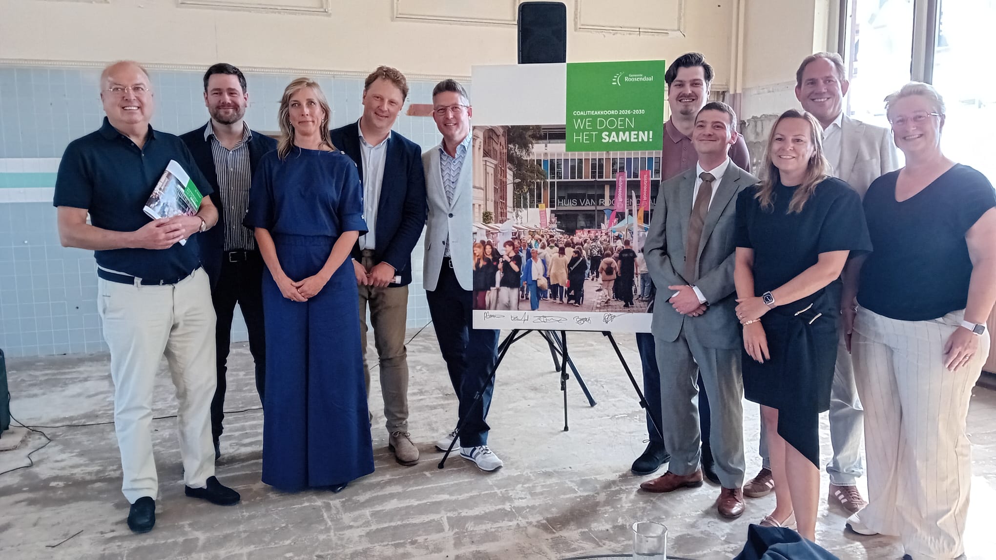 Roosendaal presenteert coalitieakkoord en beoogde wethouders: ‘We doen het samen’