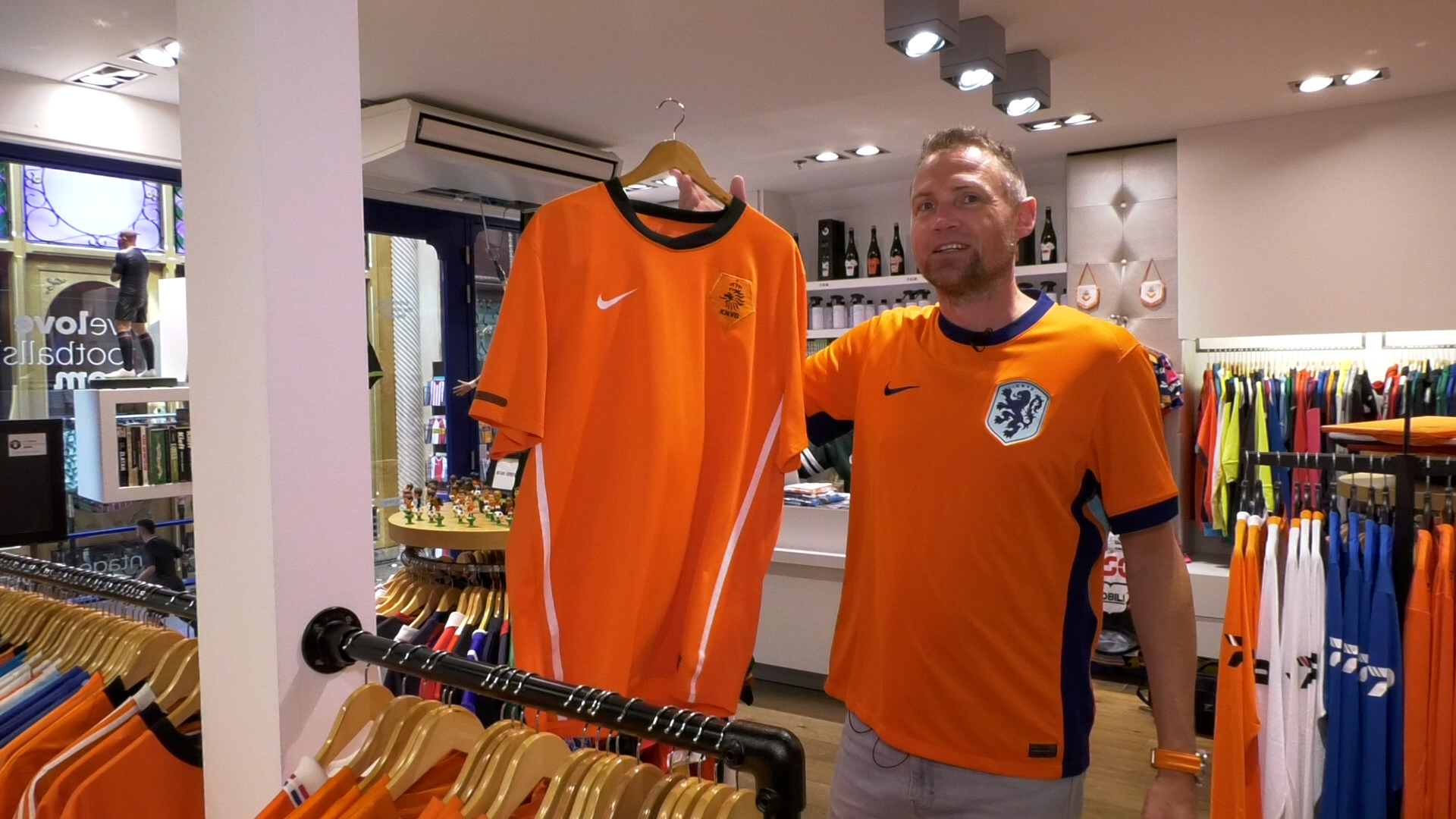 Het finaleshirt van het WK van 2010 is voor Melvin het mooiste shirt.